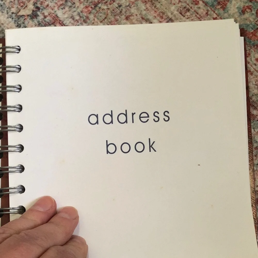 Small Friends Teddy Bear Address Book